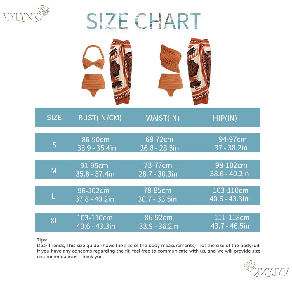 One-Shoulder One-Piece Swimsuit with Skirt Caramel Bathing Suit Cover-Up 2-Piece Women’s Beachwear Vacation Outfit  Swim Dress